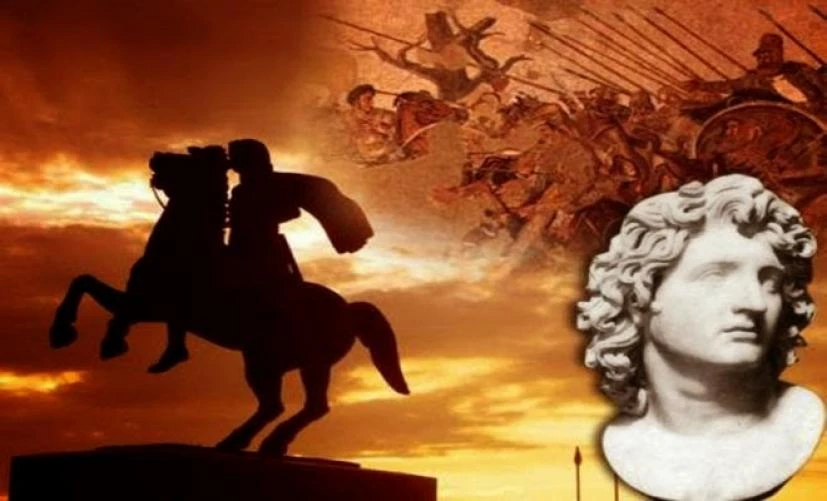 Η ευχή του Αριστοτέλη μπροστά στο νεογέννητο Μέγα Αλέξανδρο